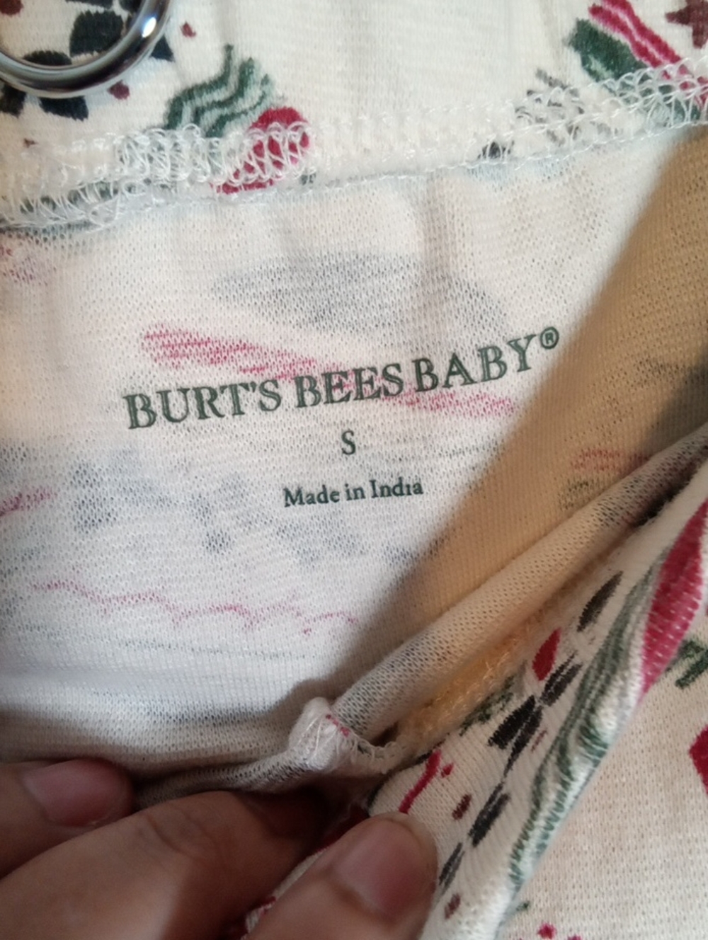 Burt's Bees Baby Womens Set Pajamas All Over Print Mittens Organic Cozy Sz Small - Picture 8 of 10